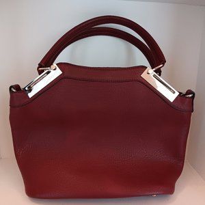 Wilson’s Leather Black Rivet 3 in 1 tote bag with purse, card holder wristlet